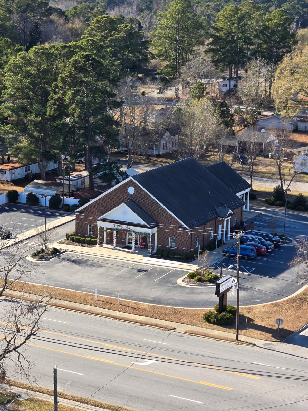 Town Hall Christmas - Town of Sharpburg, NC